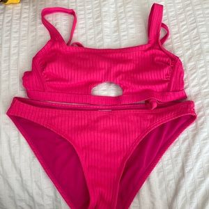 Neon Pink Xhilaration Bikini